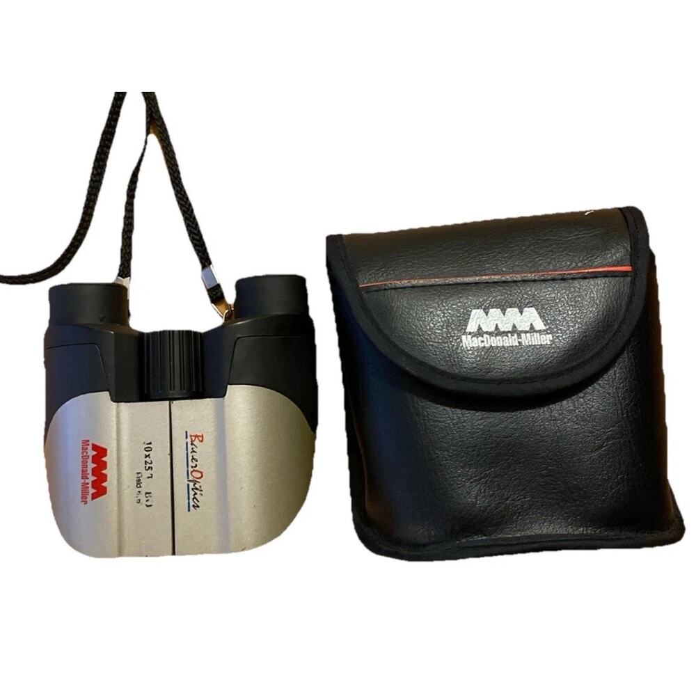 VNT Bauer Optics 10x25 Field Binoculars Macdonald-Miller, With Case
